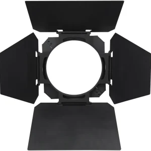 Kostenloser Rückversand Barndoor für Infinity Fresnel Schwarz Vierflügelige Barndoor aus Metall