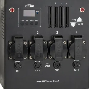SHOWTEC TED Pack LC 4-Kanal-Dimmerpack mit lokaler Steuerung Saisonangebot