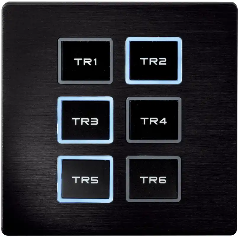 SHOWTEC Wandbedienfeld für TR-512 Install/Pocket, schwarze Frontblende Echt