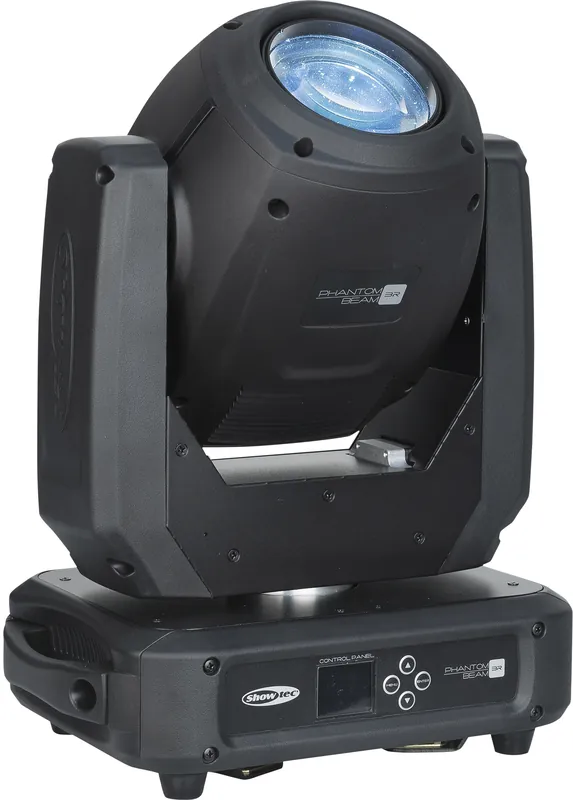 Preisreduziert SHOWTEC Phantom 3R Beam Kompakter 150 W Beam Moving Head inklusive Osram R3 Lampe