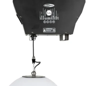 Sonderangebot SHOWTEC Illumilift RGBW Turbo 6 m Hochgeschwindigkeits-Hebevorrichtung / 35 cm LED-Kugel
