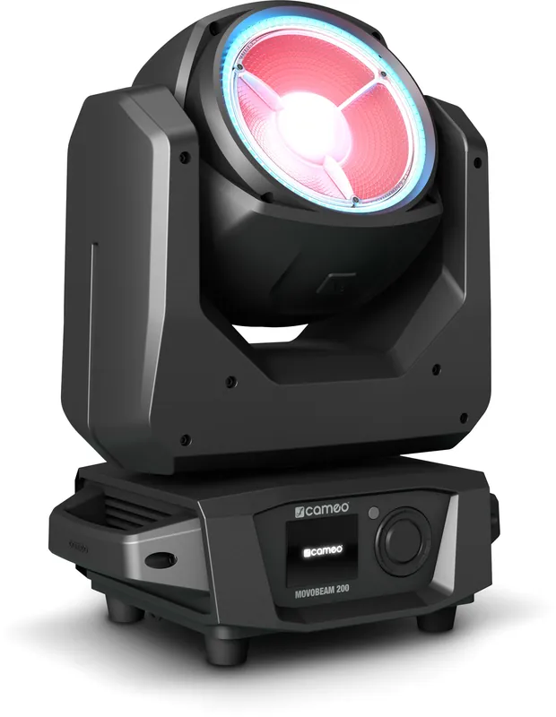 Cameo MOVO BEAM 200 - Beam Moving Head mit LED-Ring und Endlos-Drehung Mega-Angebot