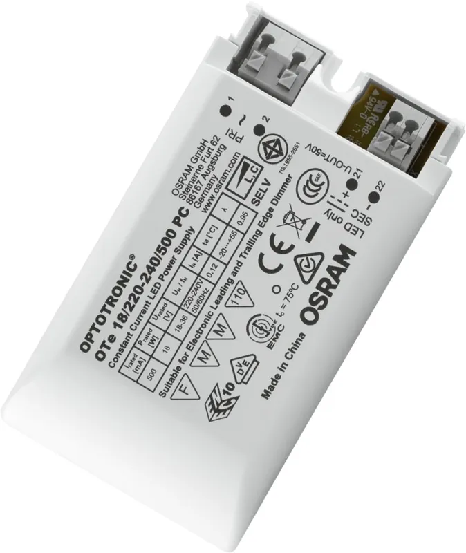 OSRAM OPTOTRONIC® Phase-cut OTE 18/220…240/500 PC Bestseller