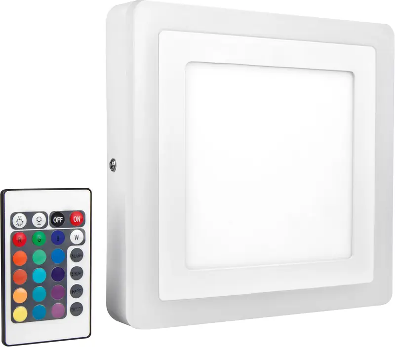 Bestseller LEDVANCE LED COLOR+ Wand- und Deckenleuchte RGBW mit Fernbedienung 19W / 3000K