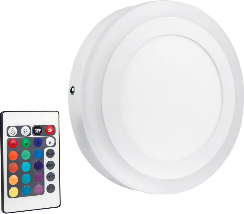 LEDVANCE LED Farbe + Weiß, Wand- & Deckenleuchte, Aluminium, 19 W Echt