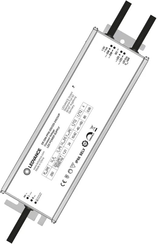 LEDVANCE LED DRIVER 1-10 V DIM OUTDOOR PERFORMANCE -250/220-240/24/P Highlight