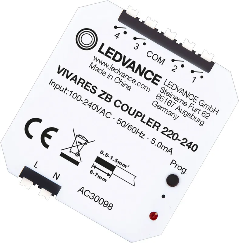 LEDVANCE VIVARES ZB COUPLER 220-240 COUPLER Zertifiziert