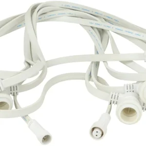 Must-Have SHOWGEAR Girlandenleuchte E27 50 cm Abstand - weiß - 50 m