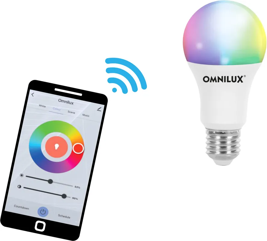 Angebot OMNILUX LED E27 RGB/WW/CW WiFi