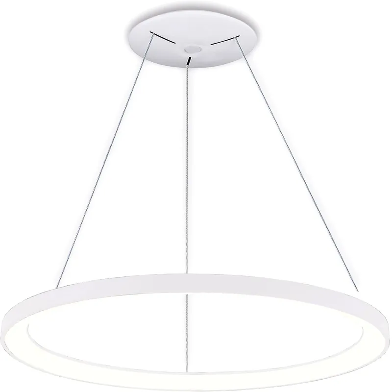 Expressversand ISOLED LED Hängeleuchte Orbit 780, weiß, 60W, rund, ColorSwitch 3000|3500|4000K, dimmbar