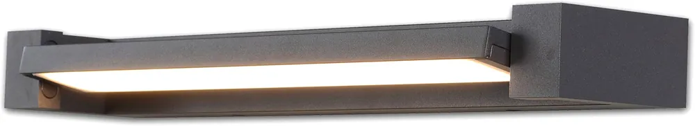 ISOLED LED Wandlampe schwenkbar, 20W, schwarz, ColorSwitch 2700|3000|4000K Neue Ware