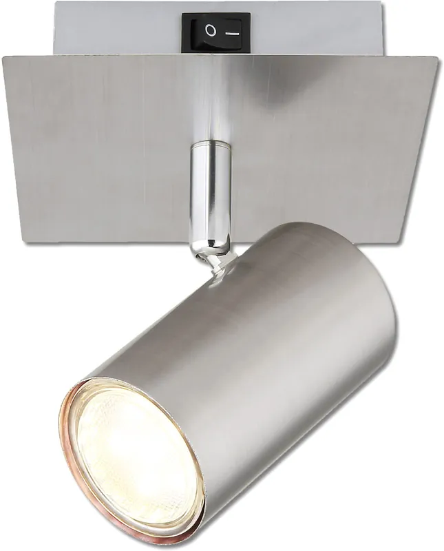Jetzt Bestellen ISOLED Wandleuchte nickel matt, mit Schalter, 1xGU10 Fassung, exkl. Leuchtmittel