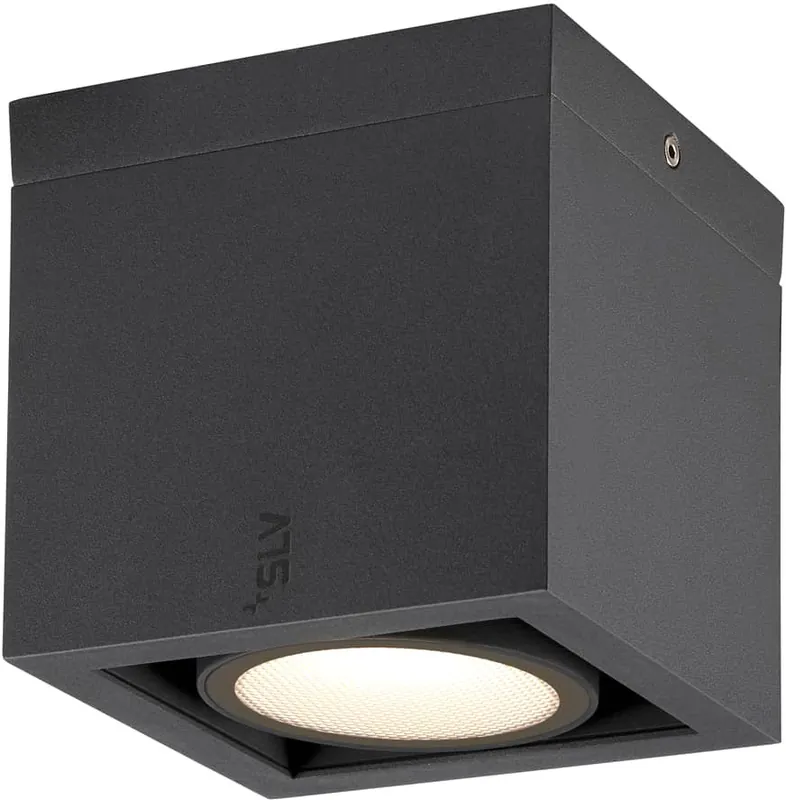 SLV ESKINA FRAME CL single, Deckenaufbauleuchte anthrazit 15W 1100/1200lm 3000/4000K CRI80 95° Aktuell