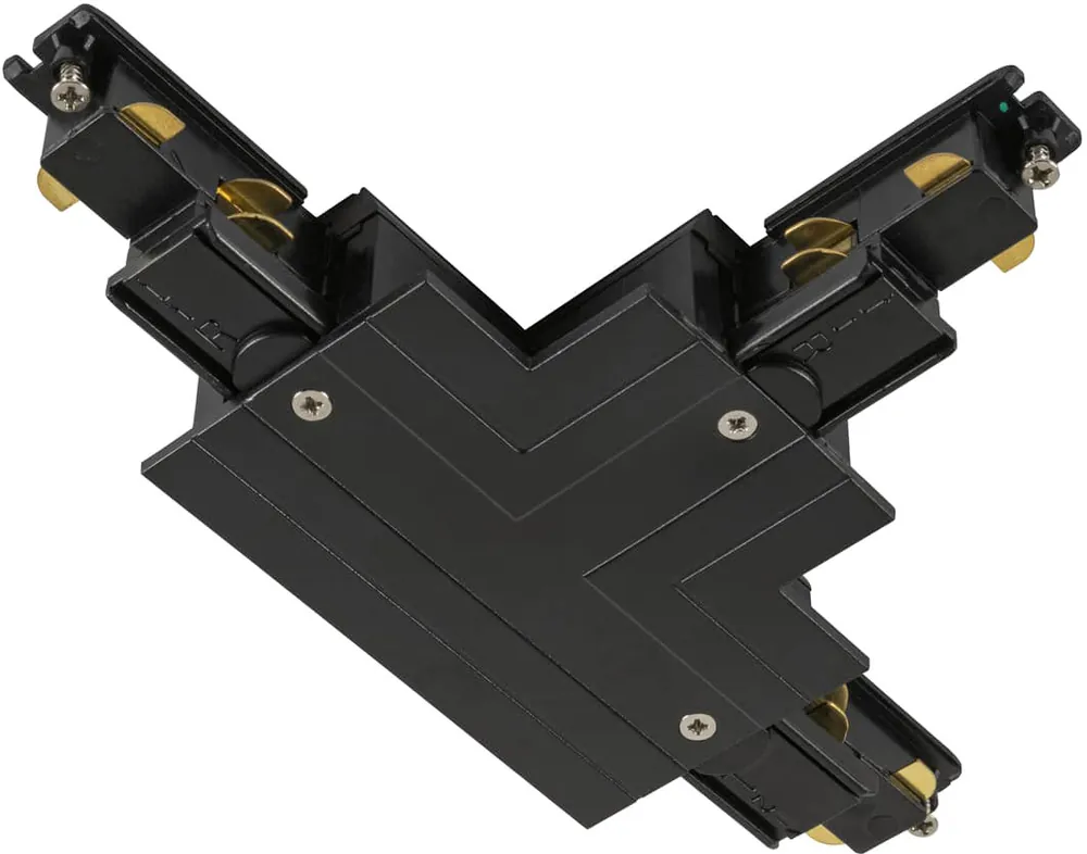 Neue Ware SLV T-Verbinder, für S-TRACK 3-Phasen-Einbauschiene, Erde außen rechts, schwarz, DALI