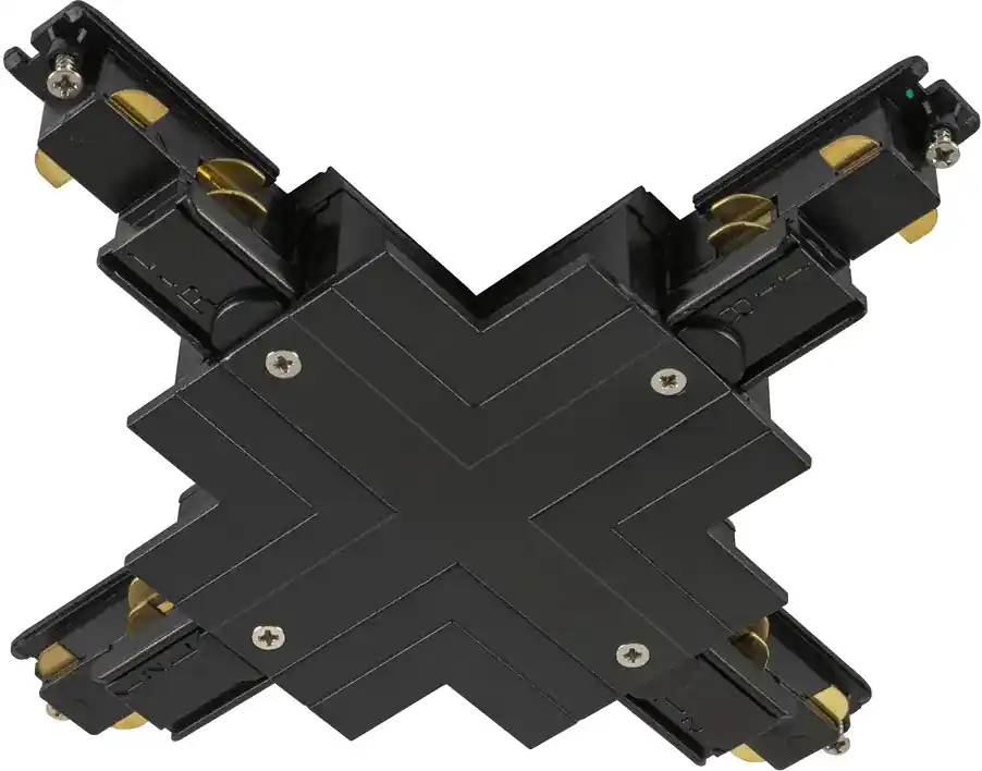 SLV X-Verbinder, für S-TRACK 3-Phasen-Einbauschiene, schwarz, DALI Begrenztes Angebot