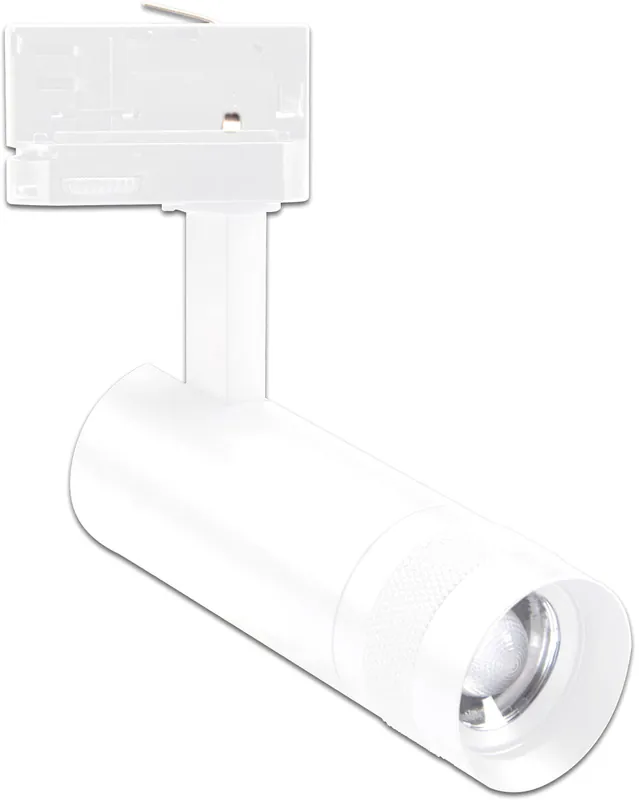 ISOLED 3-PH Schienen-Strahler fokussierbar, 8W, 20°-55°, weiß matt, 3000K Heißes Angebot