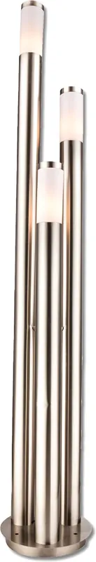 ISOLED Pollerleuchte 1700 Edelstahl, IP44, warmweiß, inkl. 3x E27 LED Leuchtmittel 9W Top-Angebot