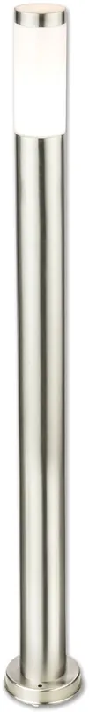 ISOLED Pollerleuchte 1100 Edelstahl, IP44, warmweiß, inkl. E27 LED Leuchtmittel 9W Garantierte Lieferung