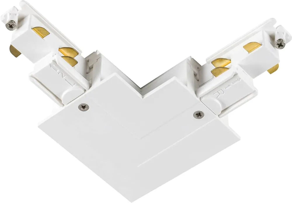 SLV L-Verbinder, für S-TRACK 3-Phasen-Einbauschiene, Erde rechts, weiß, DALI Direktkauf