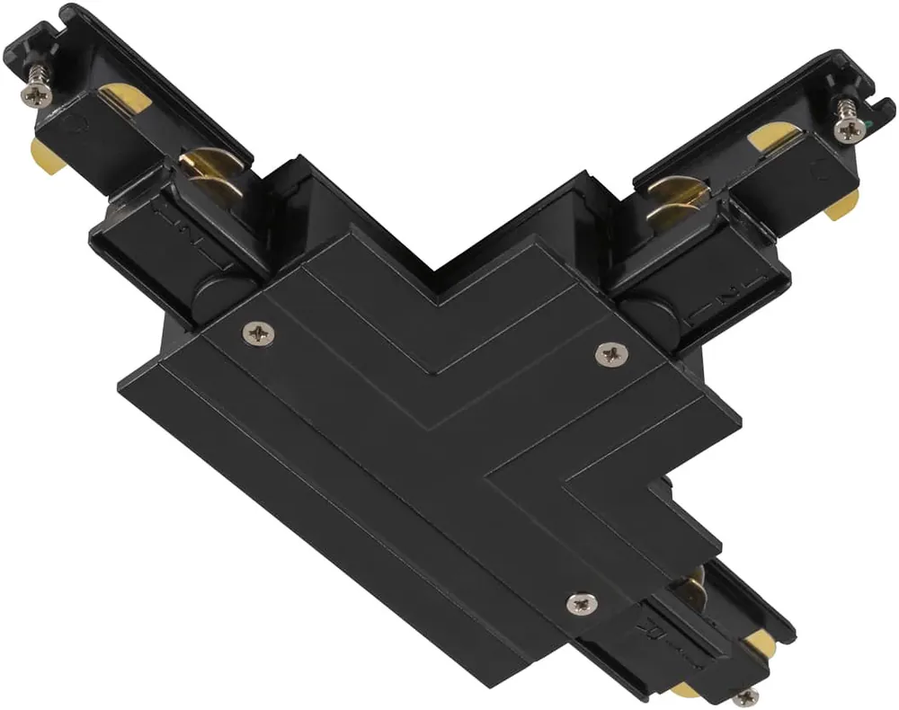 Kostenfreie Lieferung SLV T-Verbinder, für S-TRACK 3-Phasen-Einbauschiene, Erde innen links, schwarz, DALI