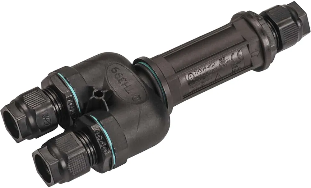 SLV Verbindungsbox, 5-polig, IP68, schwarz, DALI Mega-Angebot