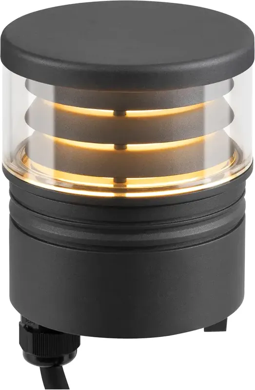 SLV M-POL S Polehead, Louver Leuchtenkopf, anthrazit, 11W, 145/155lm, 2700/3000K, CRI90 Markenprodukt