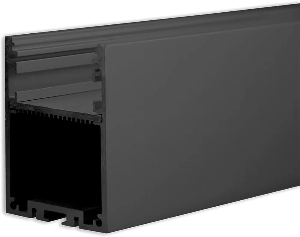 ISOLED LED Aufbauprofil LAMP30 Aluminium schwarz RAL 9005, 200cm Bestpreis