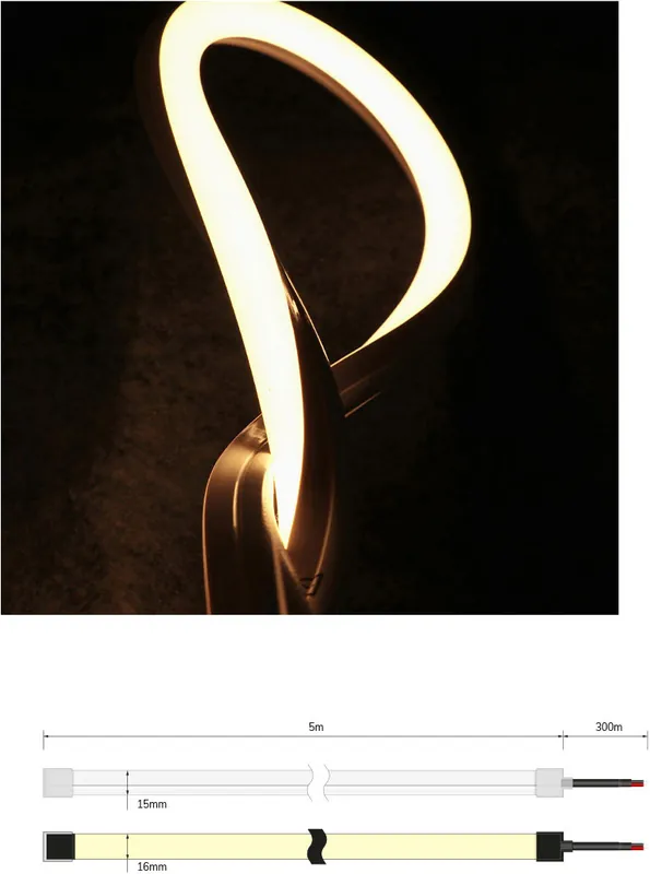 Sonderangebot ISOLED LED NeonPRO Flexband Twist+Bend, 24V, 10W, IP67, 5000K, 120 LED/m