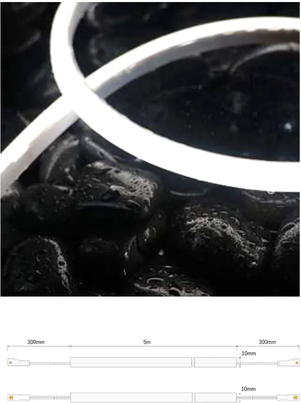 ISOLED LED NeonPRO Flexband 270° 1010, 24V, 10W, IP68, 2700K, 144 LED/m Preisknaller