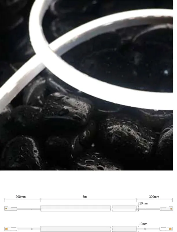 Neuheit ISOLED LED NeonPRO Flexband 270° 1010, 24V, 10W, IP68, 4000K, 144 LED/m