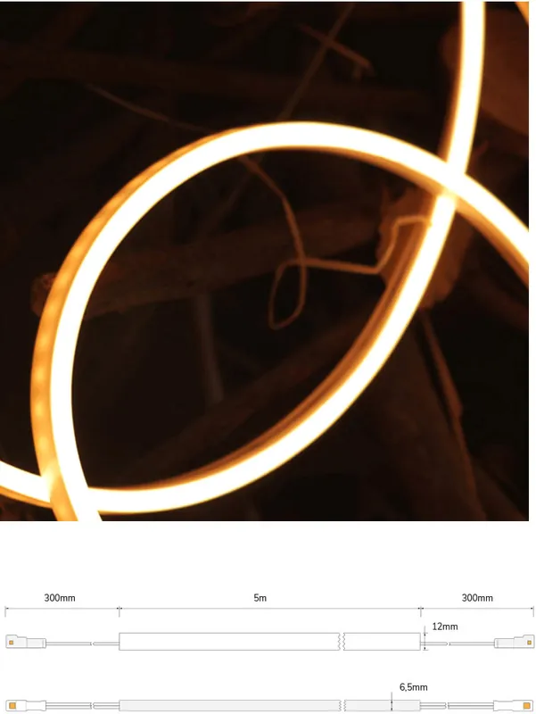 ISOLED LED NeonPRO Flexband 0612, 24V, 8W, IP68, 4000K, 120 LED/m Zertifiziert