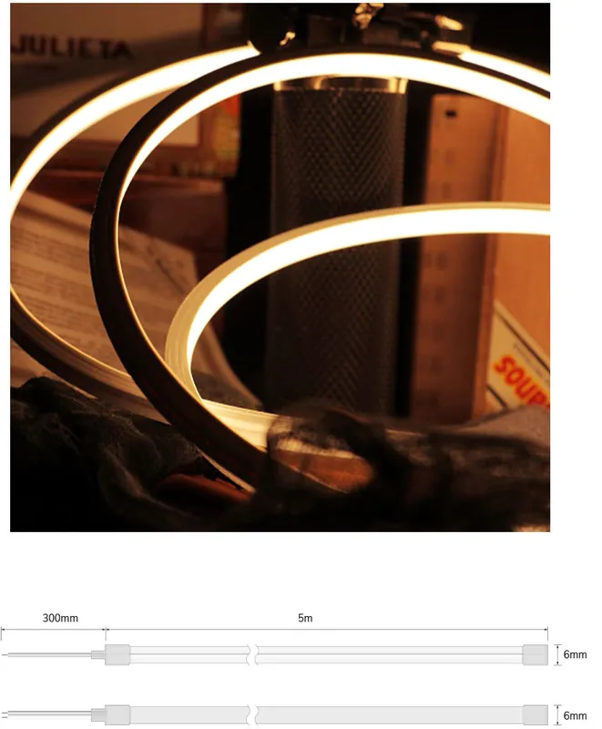 Aktuell ISOLED LED NeonPRO Flexband 0606, 24V, 6W, IP67, 3500K, 240 LED/m