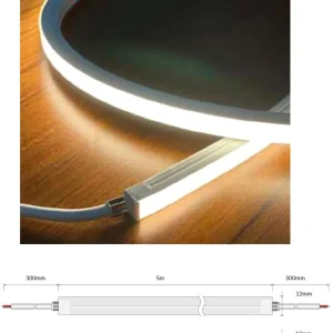 Versand Am Gleichen Tag ISOLED LED NeonPRO Flexband 1212, 24V, 10W, IP67, 4000K, 120 LED/m