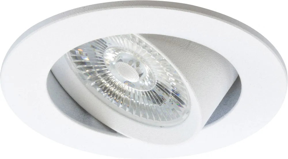 ISOLED LED Einbauleuchte Slim68 Alu weiß, rund, 9W, warmweiß, Dali dimmbar Zertifiziert