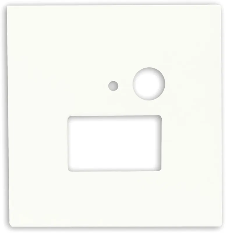 Neue Ware ISOLED Cover Aluminium eckig weiß, für Wandeinbauleuchte Sys-Wall68 mit PIR Sensor