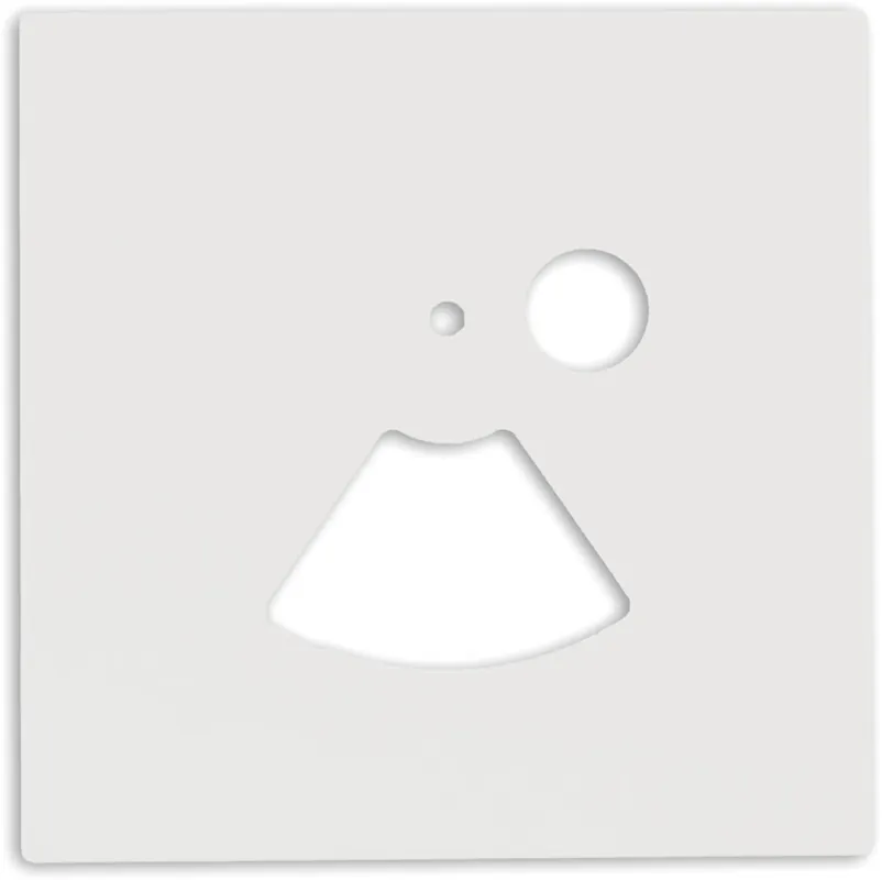 ISOLED Cover Aluminium eckig weiß, für Wandeinbauleuchte Sys-Wall68 mit PIR Sensor Angebot
