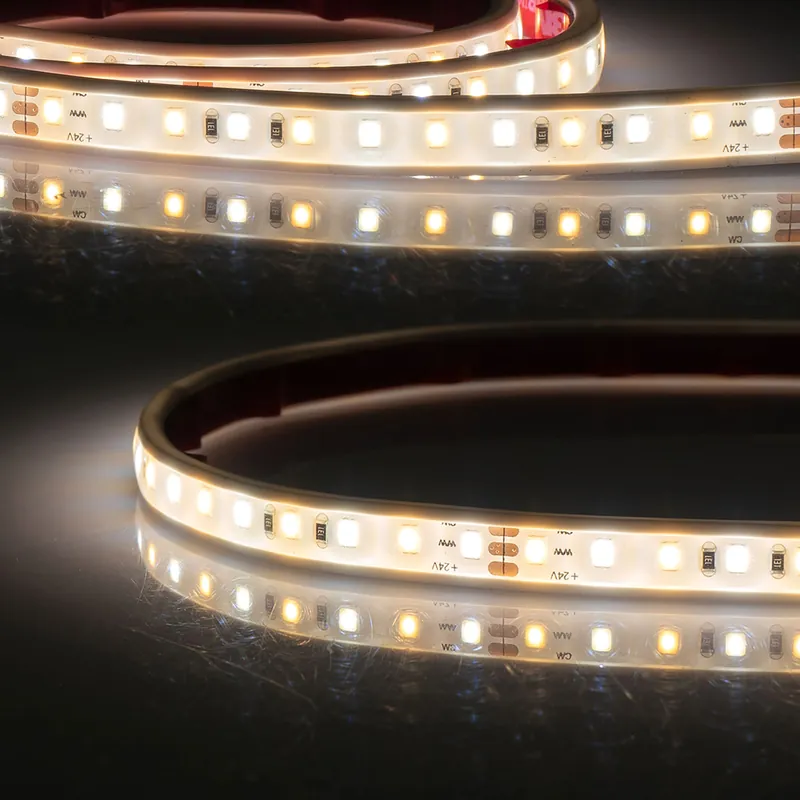 Kostenloser Rückversand ISOLED LED AQUA927/960 PU Linear Flexband, 24V, 7W+7W, IP68, weißdynamisch, 120 LED/m