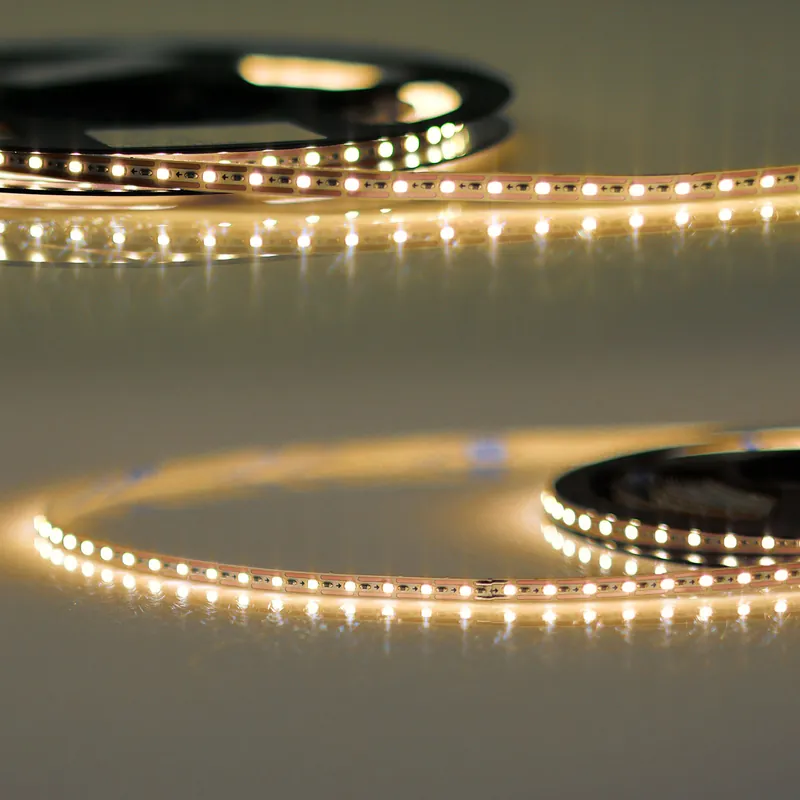 Jetzt Bestellen ISOLED LED MiniAMP Flexband, 12V, 7W, IP20, 2700K, Kabel beids. + maleAMP, 120 LED/m