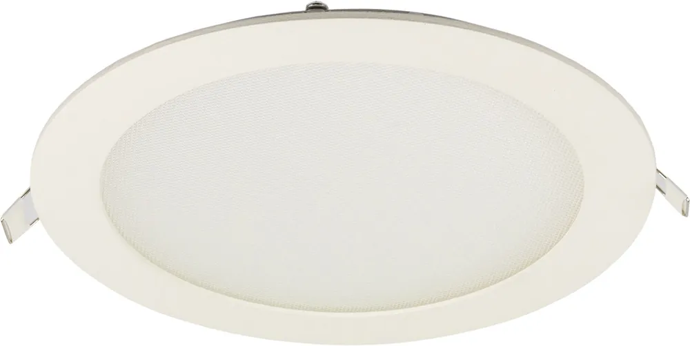 ISOLED LED Downlight, 24W, rund ultraflach weiß, 300mm, Colorswitch 3000|3500|4000K, dimmbar Sichere Zahlung