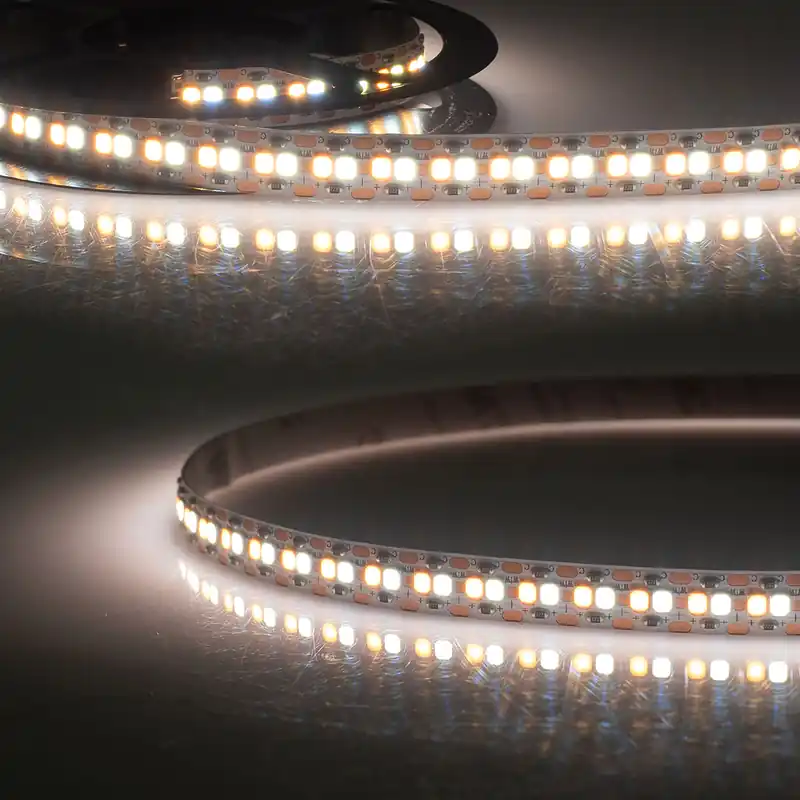 ISOLED LED CRI923/960 Linear10 Flexband, 24V, 10W+10W, IP20, weißdynamisch, 240 LED/m Neu