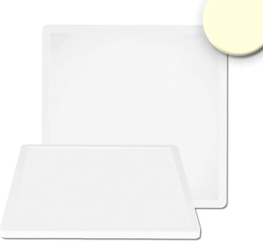 ISOLED LED Deckenleuchte Slim300 eckig, IP44, 18W, weiß, Up&Down Top-Seller