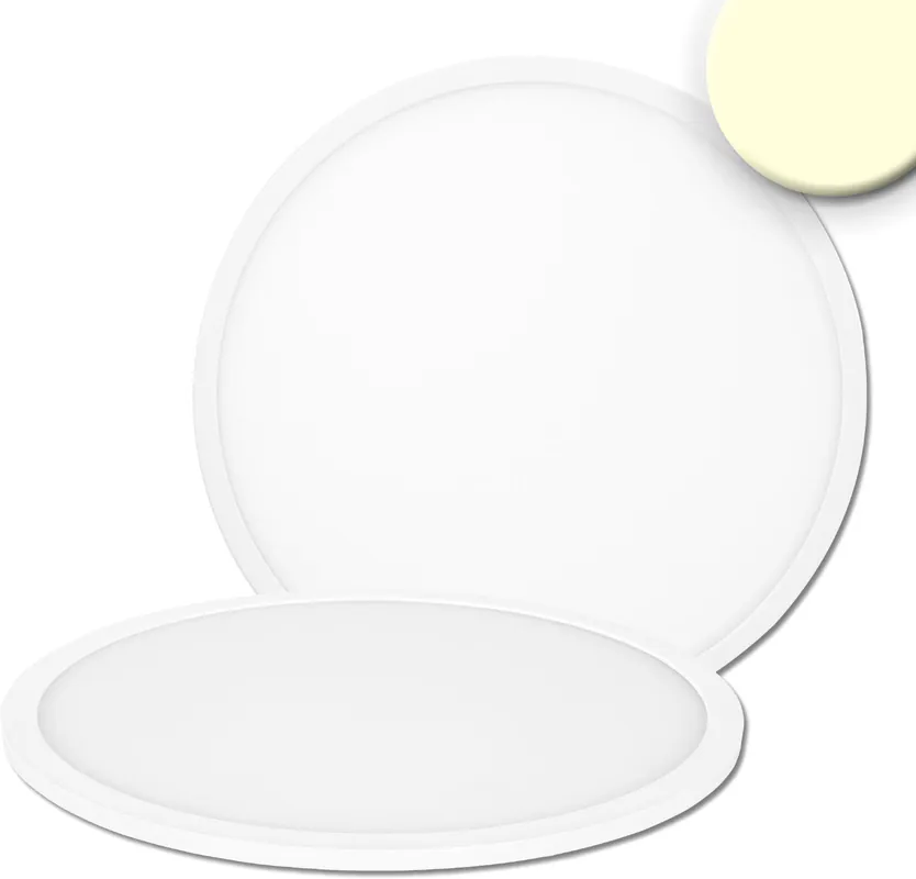 Kostenloser Versand ISOLED LED Deckenleuchte Slim300 rund, IP44, 18W, weiß, Up&Down