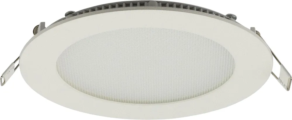 Kostenloser Rückversand ISOLED LED Downlight, 9W, rund, ultraflach, blendungsreduziert, weiß, warmweiß, dimmbar CRI90