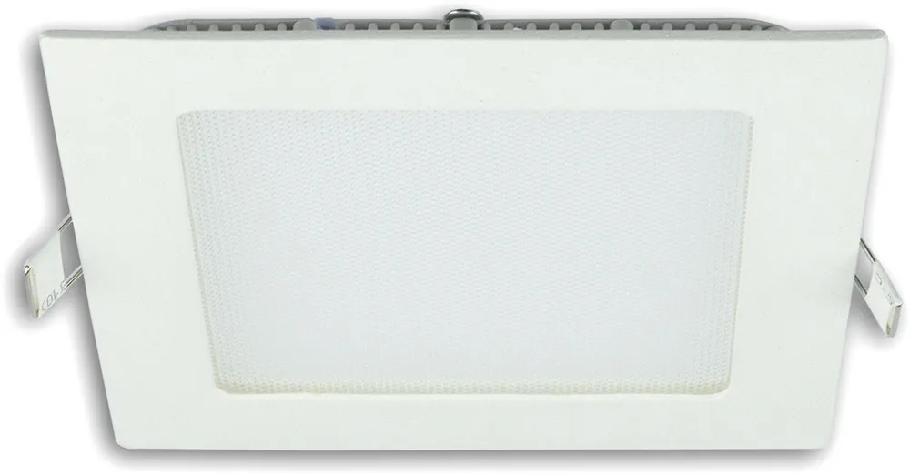ISOLED LED Downlight, 9W, eckig, ultraflach, blendungsreduziert, weiß, warmweiß, dimmbar CRI90 Mega-Angebot