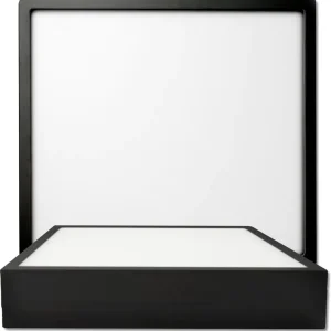 Aktuell ISOLED LED Deckenleuchte PRO schwarz, 15W, 170x170mm, ColorSwitch 2700|3000|4000K, dimmbar