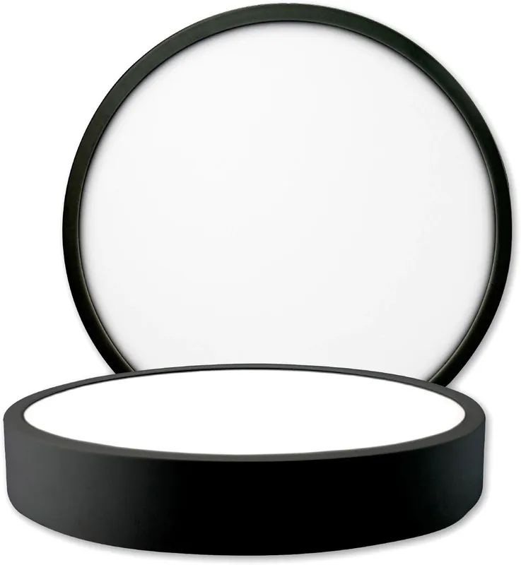 ISOLED LED Deckenleuchte PRO schwarz, 24W, rund, 225mm, ColorSwitch 2700|3000|4000K, dimmbar Billig