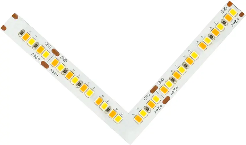 Ausverkauf ISOLED Eckverbindung leuchtend 1,5W für CRI919/940 MiniAMP Flexband, 24V, 15W, IP20, weißdynamisch