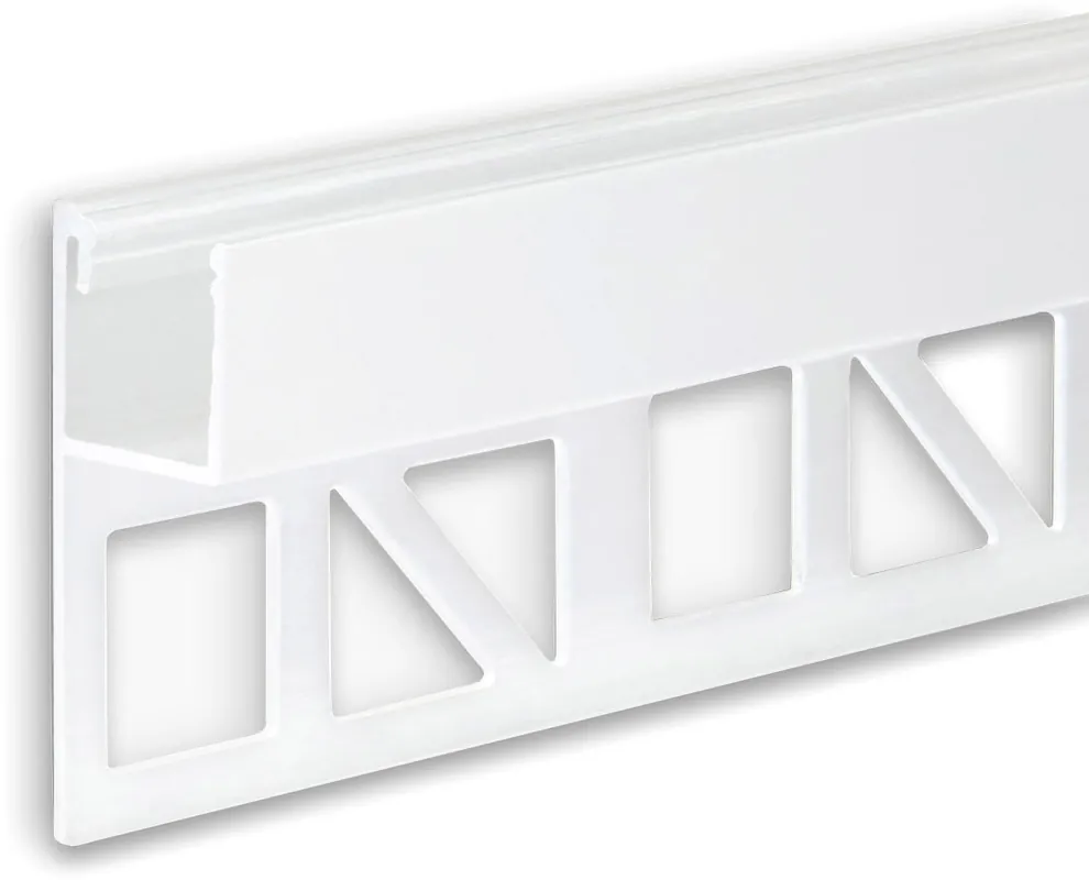 Finale Aktion ISOLED LED Fliesenprofil UP10, weiß RAL 9003 300cm