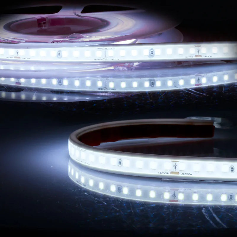 Billig ISOLED LED AQUA940 PU Linear Flexband, 24V, 12W, IP68, neutralweiß, 160 LED/m