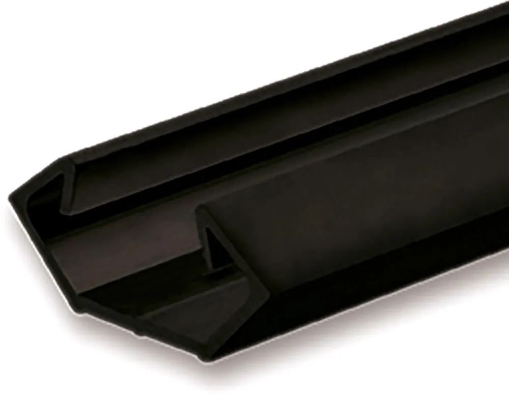 Neuheit ISOLED LED Eckprofil CORNER11n Aluminium schwarz RAL9005, 200cm